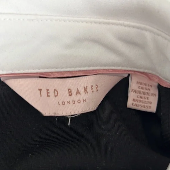 NWOT Ted Baker Ellan Collared Embroidered Mini Dress, Size 5 (US 12) - Picture 5 of 9